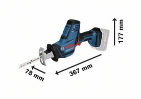 Píla chvostová Bosch Professional GSA 18 V-LI C (s batériou) 

 obrázok produktu 2 z 4