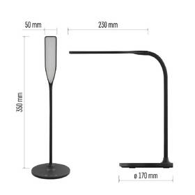 Stolná lampa EMOS OSCAR, 360 lm, stmievanie, 5,5 W, studená/teplá/neutrálna biela čierna

 obrázok produktu 8 z 10