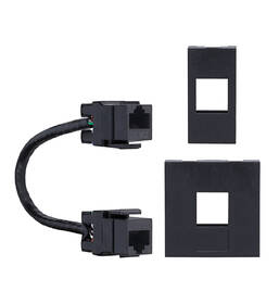 Zásuvka Solight RJ45 Cat6, doplnkový modul pre vstavané zásuvky série PP128 čierny

 obrázok produktu 1 z 3