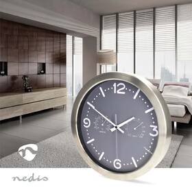 Nástenné hodiny Nedis CLWA5226SS sivé

 obrázok produktu 2 z 3