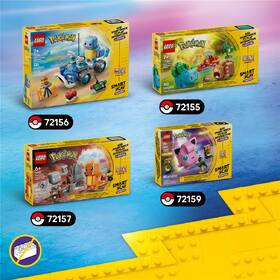 Stavebnica LEGO® Pokémon™ 72155 SMART Play™: Bulbasaur a Bidoof – bobuľová párty 

 obrázok produktu 6 z 8