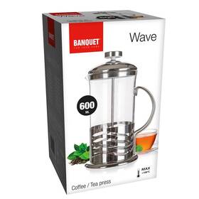 French press BANQUET Wave 600 ml 

 obrázok produktu 2 z 2