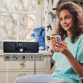 Mikro HiFi systém Panasonic SC-DM202EG-K čierny

 obrázok produktu 9 z 10