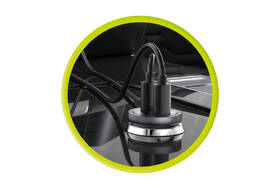 Adaptér do auta Mobile Origin Metal 30W, 2x USB-C čierny

 obrázok produktu 7 z 10