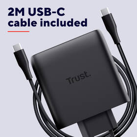 Nabíjačka do siete Trust MAXO 100W 2-Port GaN, USB-C čierny

 obrázok produktu 14 z 14