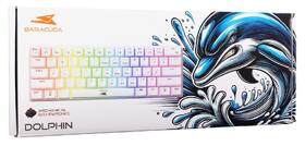 Klávesnica Baracuda DOLPHIN, Red switch, US layout biela

 obrázok produktu 7 z 7