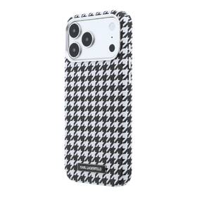 Kryt na mobil Karl Lagerfeld PU Houndstooth Resin Plate MagSafe na Apple iPhone 17 Pro čierny

 obrázok produktu 2 z 6