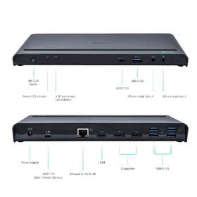 Dokovacia stanica i-tec USB-C / USB-A 3.0 3x 4K + Power Adapter 135W 

 obrázok produktu 2 z 6