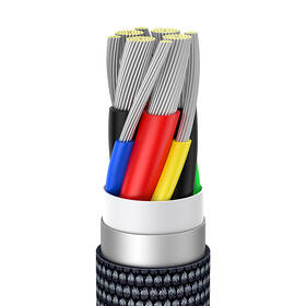 Kábel Baseus Crystal Shine Series USB-C/USB-C 100W 2m čierny

 obrázok produktu 4 z 10