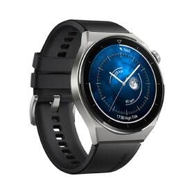 Inteligentné hodinky Huawei Watch GT 3 Pro 46 mm - Light Titanium Case + Black Fluoroelastomer Strap 

 obrázok produktu 3 z 6