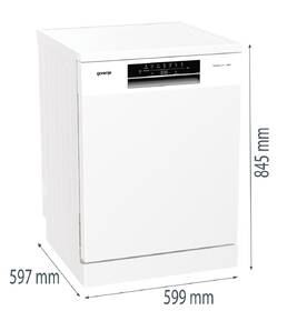 Umývačka riadu Gorenje GS642D90W biela

 obrázok produktu 12 z 12