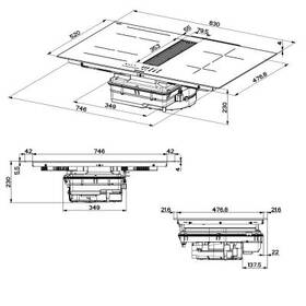 Indukčné varné dosky s odsávaním Faber GALILEO LINEAR F83 čierna

 obrázok produktu 5 z 5