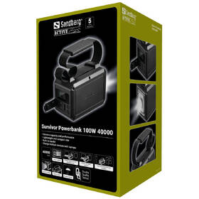 Powerbank Sandberg Survivor 40000 mAh PD 100W čierny

 obrázok produktu 2 z 2