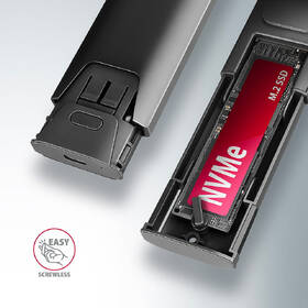 Externý rámček Axagon THIN box, USB-C 10Gbps - M.2 NVMe & SATA SSD sivý

 obrázok produktu 6 z 9