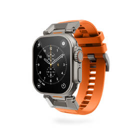 Remienok Epico FKM Rubber Pro na Apple Watch SE (44mm)/Series 1-9 (42/44/45mm) 10-11 (46mm)/Ultra (49mm) oranžový

 obrázok produktu 1 z 3