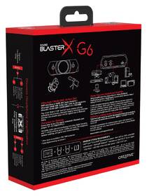 Zvuková karta Creative Sound BlasterX G6 čierna

 obrázok produktu 8 z 19