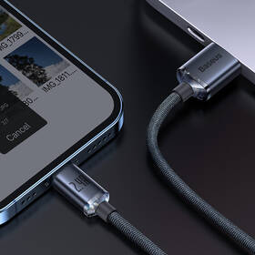 Kábel Baseus USB/L 2,4A 1,2M BK 

 obrázok produktu 6 z 7