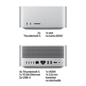 PC mini Apple M5 Ultra 30× CPU, 64× GPU, 96 GB, 1 TB 

 obrázok produktu 3 z 6