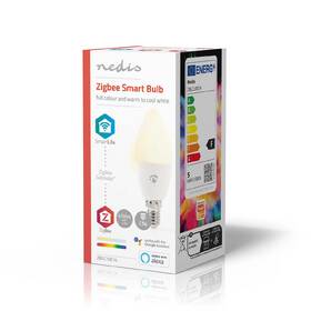 Inteligentná žiarovka Nedis SmartLife Zigbee 3.0, E14, 4,9 W, RGB 

 obrázok produktu 4 z 4