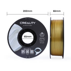 Tlačová struna (filament) Creality CR-Silk PLA 1kg zlatý

 obrázok produktu 4 z 6