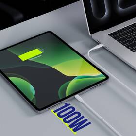 Kábel Allity AUC-02, 100W, USB-C/USB-C, 2m biely

 obrázok produktu 4 z 5
