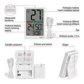 Teplomer EMOS E0558P biely

 obrázok produktu 11 z 13