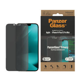 Tvrdené sklo PanzerGlass Privacy na Apple iPhone 14 Plus/13 Pro Max s inštalačným rámčekom 

 obrázok produktu 4 z 6