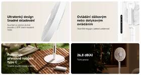 Ventilátor stojanový Xiaomi Mijia Smart Standing Fan Pro Slim EU biely

 obrázok produktu 9 z 13