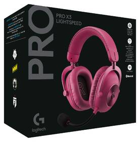 Headset Logitech PRO X3 LIGHTSPEED Wireless ružový

 obrázok produktu 7 z 8
