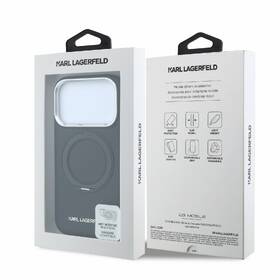 Kryt na mobil Karl Lagerfeld PU Saffiano Ring Stand MagSafe na Apple iPhone 18 Pro čierny

 obrázok produktu 7 z 7
