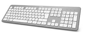 Klávesnica Hama KW-700, CZ/SK strieborná/biela

 obrázok produktu 1 z 7