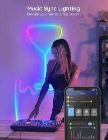 LED pásik Govee Neon SMART RGBIC 2m - ohybný 

 obrázok produktu 3 z 6