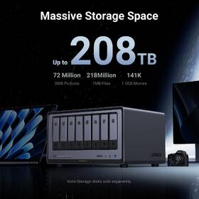 Sieťové úložisko UGREEN NASync DXP8800 Plus sivé

 obrázok produktu 1 z 6