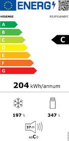 Americká chladnička Hisense RS3P558NEFC čierna

 obrázok produktu 1 z 7