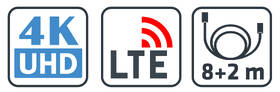 Izbová anténa Evolveo Xany 2in1, aktívna vonkajšia/izbová DVB-T2, LTE filter 

 obrázok produktu 7 z 8