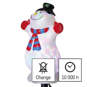 Dekoratívny LED projektor EMOS snehuliaci, 1,8 m, vonkajšie aj vnútorné, RGB 

 obrázok produktu 3 z 6