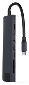 USB Hub Epico 7in1 Multimedia Hub 8K with USB-C čierny

 obrázok produktu 4 z 5