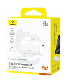 Powerbank Baseus Compact 5000mAh 20W USB-C biely

 obrázok produktu 10 z 10