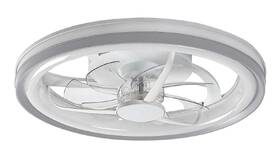 LED stropné svietidlo Rabalux Fanricius, s ventilátorom strieborné

 obrázok produktu 3 z 7