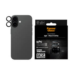 Ochranné sklo šošovky fotoaparátu PanzerGlass HoOps Ceramic II na Apple iPhone 17/16/16 Plus čierne

 obrázok produktu 3 z 5