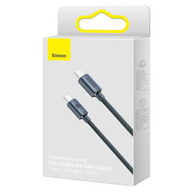 Kábel Baseus Crystal Shine Series USB-C/USB-C 100W 2m čierny

 obrázok produktu 9 z 10