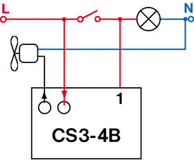 Spínač časový Elektrobock CS3-4B pod vypínač 

 obrázok produktu 2 z 2