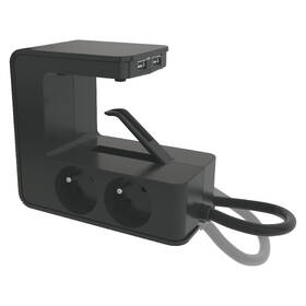 Kábel predlžovací Legrand 4x zásuvka, USB, 1,5m čierny

 obrázok produktu 2 z 7