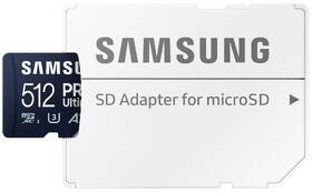 Pamäťová karta Samsung 512GB UHS-I U3 (200R/130W) + SD adaptér 

 obrázok produktu 2 z 6