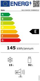 Chladnička Beko BU1154HCN 

 obrázok produktu 1 z 2