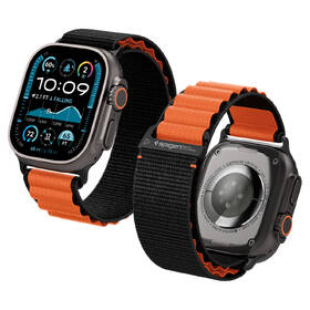 Remienok Spigen Fabric na Apple Watch 49/46/45/44mm čierny/oranžový

 obrázok produktu 1 z 15