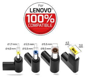Sieťový adaptér PORT CONNECT GaN2 65 W, LENOVO čierny

 obrázok produktu 1 z 7