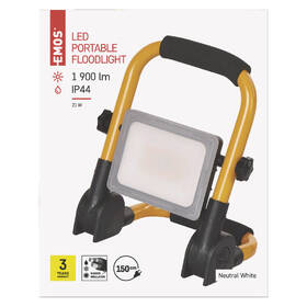 Reflektor EMOS Ilio, 21W, prenosný, neutrálna biela čierny/žltý

 obrázok produktu 2 z 2