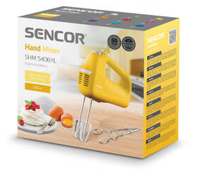 Ručný šľahač Sencor SHM 5406YL 

 obrázok produktu 7 z 8