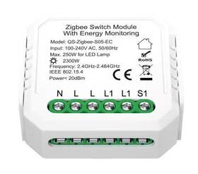 Modul IMMAX NEO SMART kontrolér s meraním spotreby V6 1-tlačidlový Zigbee 3.0, TUYA 

 obrázok produktu 3 z 4